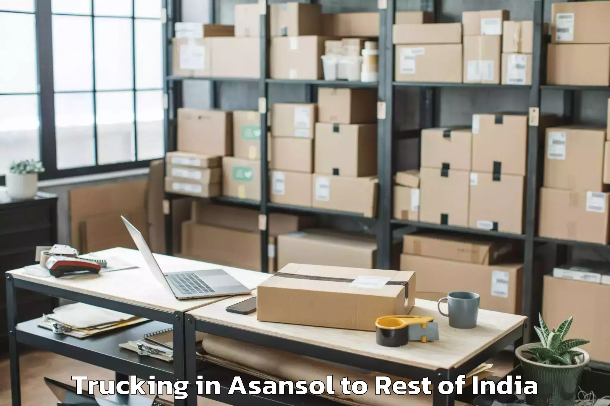 Book Asansol to University Of Jammu Trucking Online